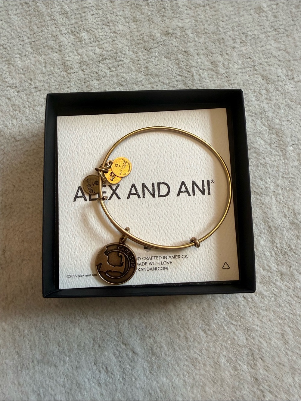 Alex and Ani Cape Cod Charm Bangle